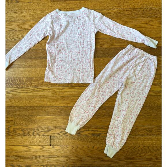 Joy Street Girls' Cape Cod Long John Pajamas Size 5-6 - Picture 5 of 5
